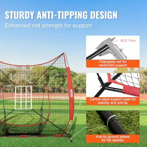 Portable Baseball Training Net with Carry Bag E130498