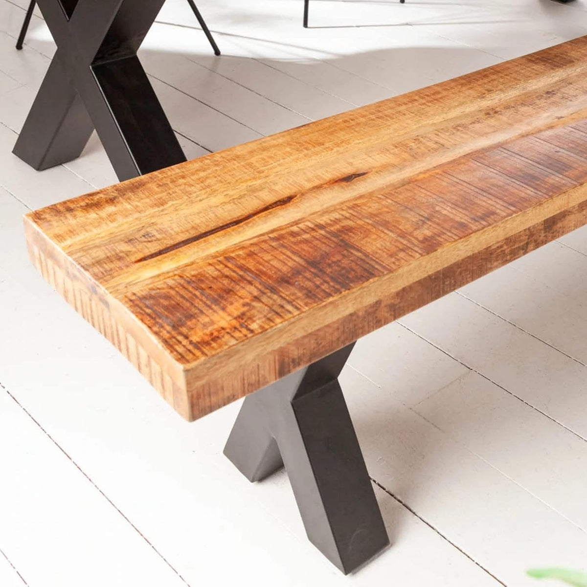 15" x 60" Solid Mango Wood Bench W2599