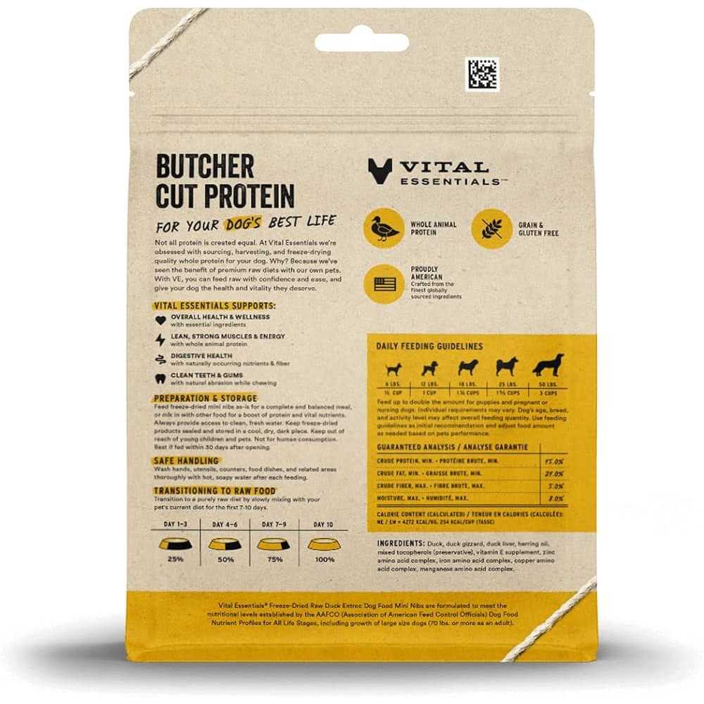 Freeze-Dried Raw Dog Food L68370