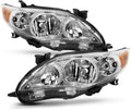 Chrome Housing Headlights Assembly for Toyota Corolla Q50979