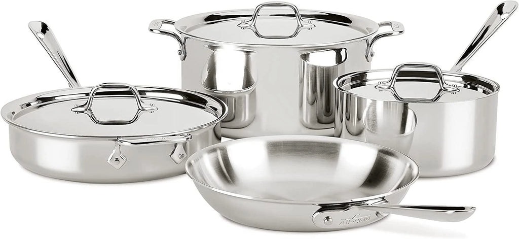 3-Ply Stainless Steel 7 Piece Cookware Set W726