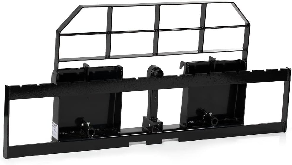 72-in Skid Steer Pallet Fork Frame Attachment, 5,500 LB Capacity F365097
