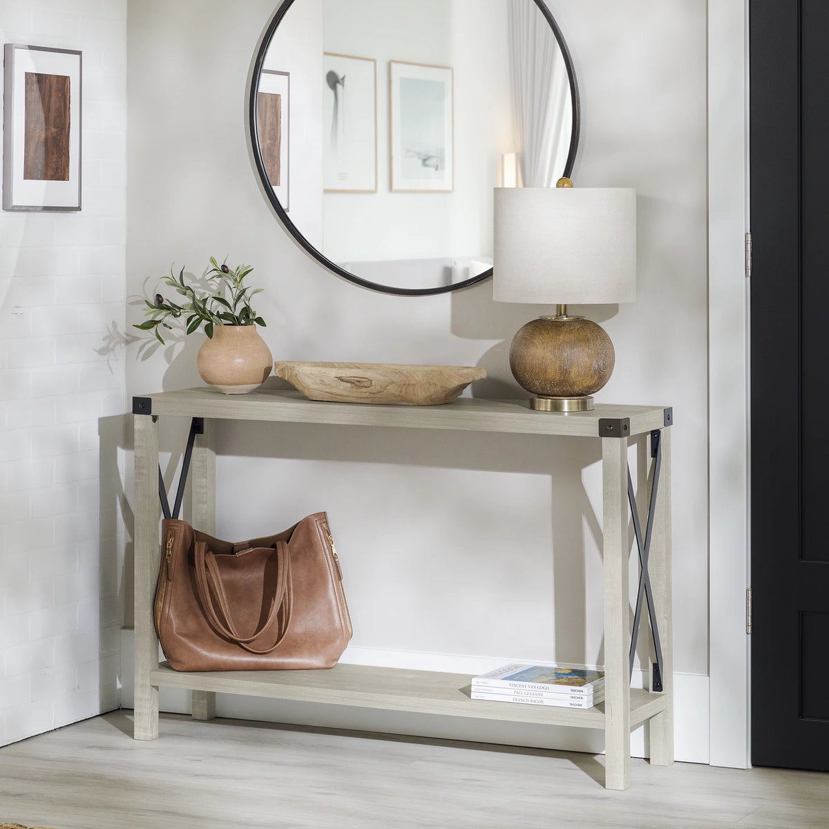 Metal X Console Table G397