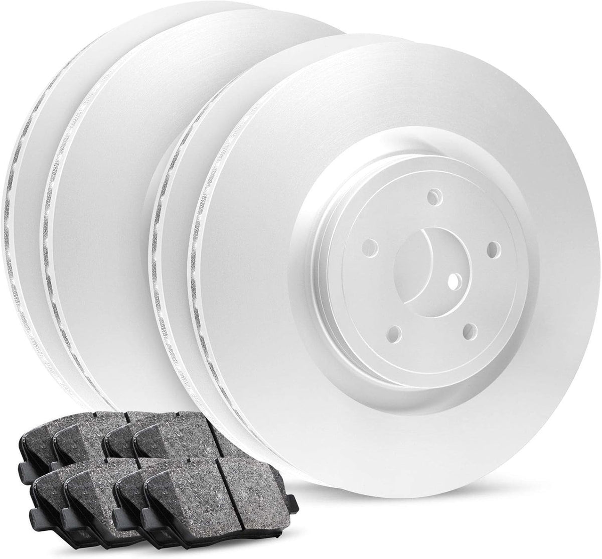 Carbon Front Rear Brake Rotors with Ceramic Brake Pads and Hardware Kit P43637