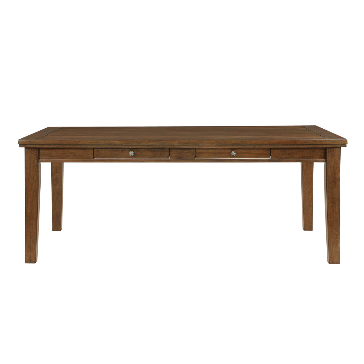 Cherry Finish Traditional Wooden Dining Table with 6 Drawers G48028