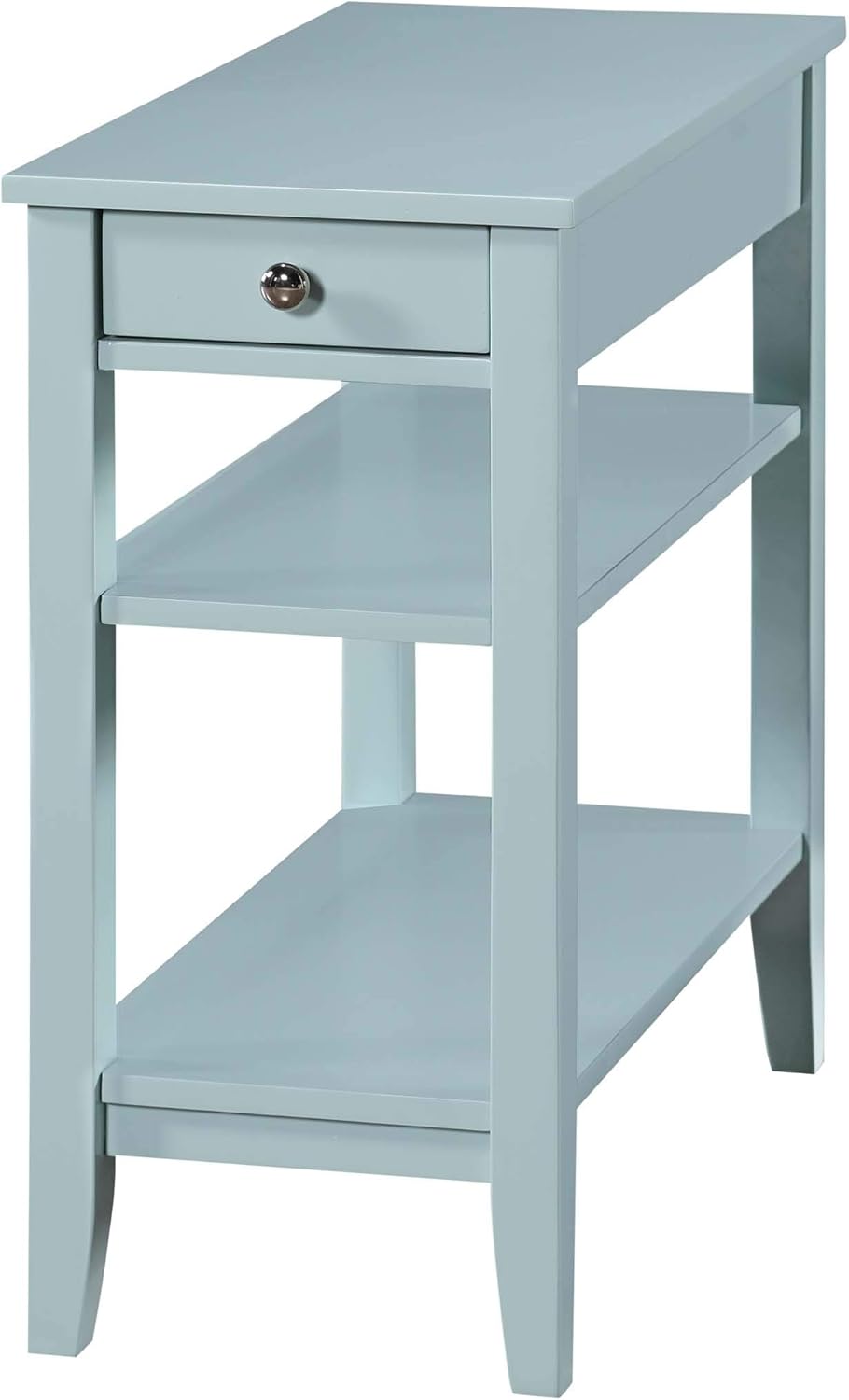 1 Drawer Chairside End Table with Shelves, Cherry V362570