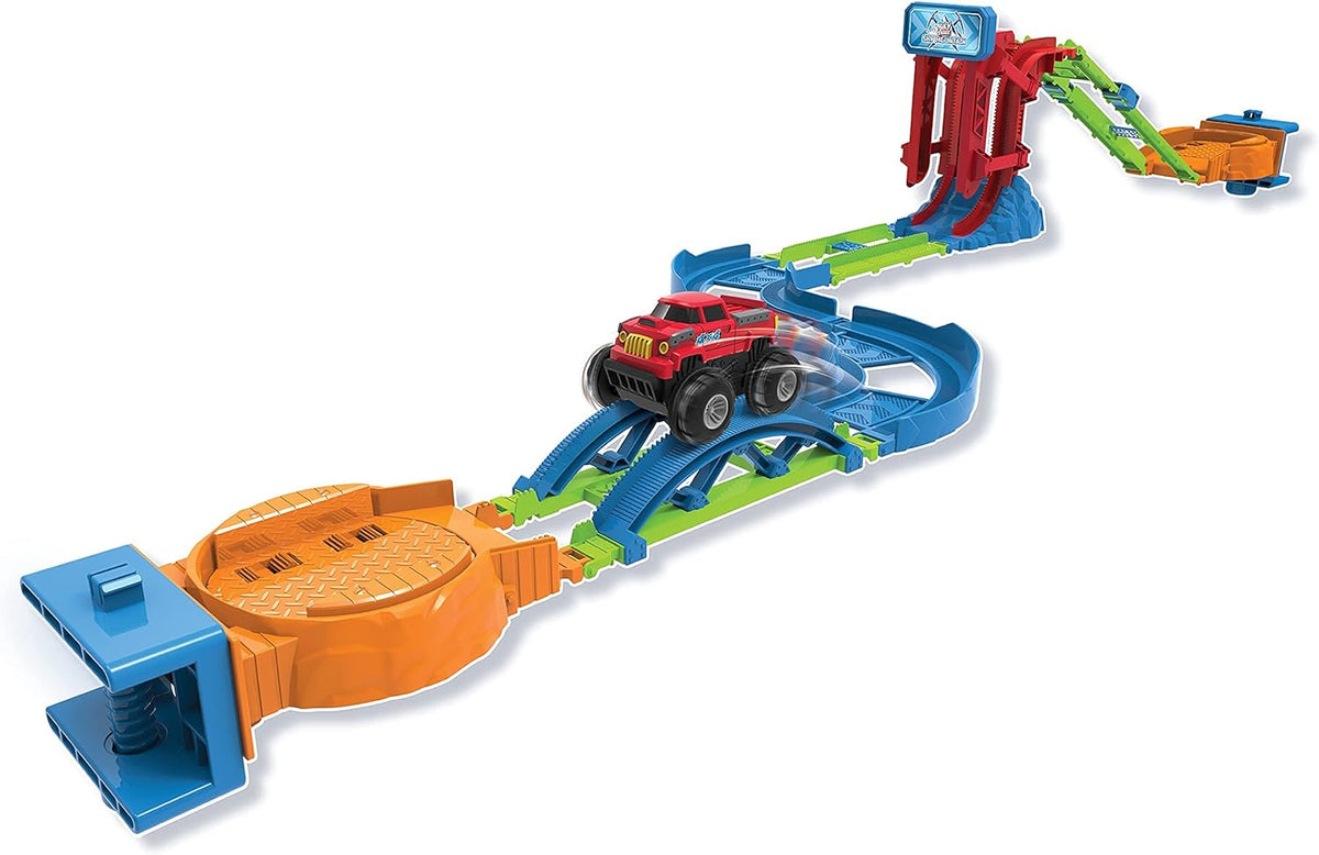 46 Pcs Glow in The Dark Race Car Track Set L29152