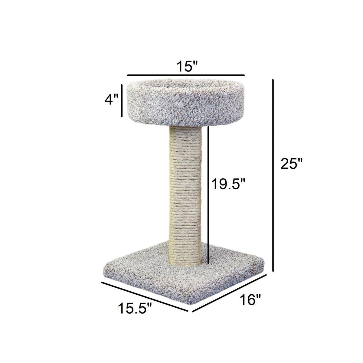 Cat Scratching Post with Sleeping Perch Y918169