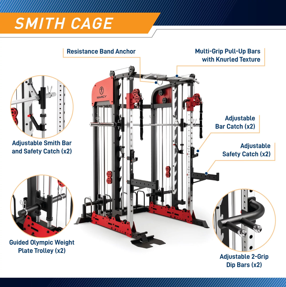 Smith Cage Home Gym System D10073