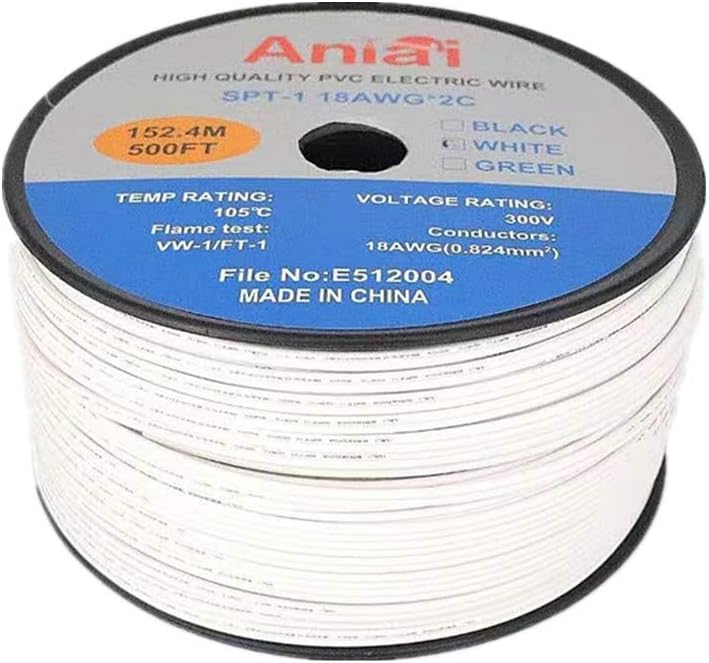 18 AWG 500 Foot Spool Zip Wire (green) Pack of 2 I883382