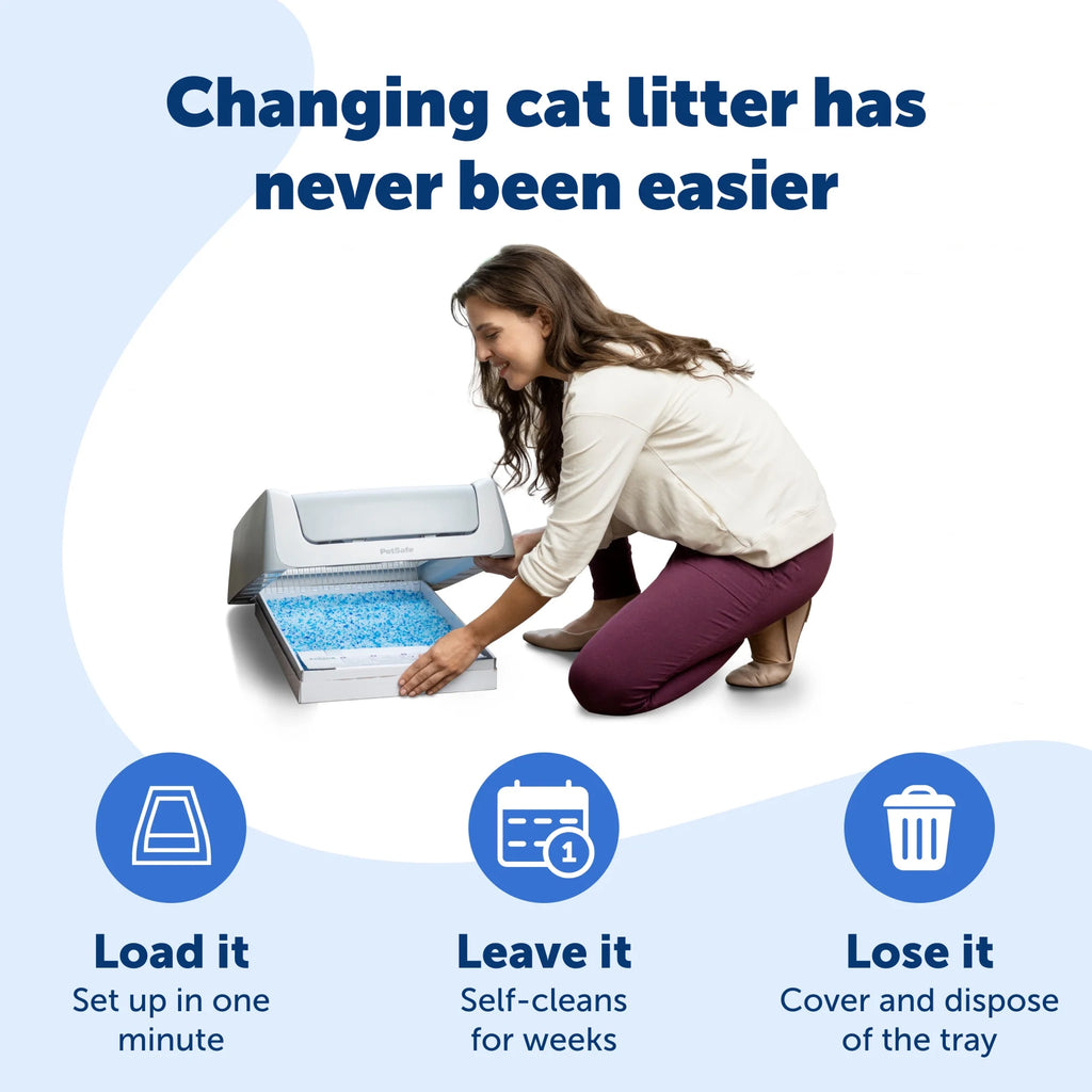 Lavender Scent Silica Crystals Cat Litter Trays 6-Pack G187593