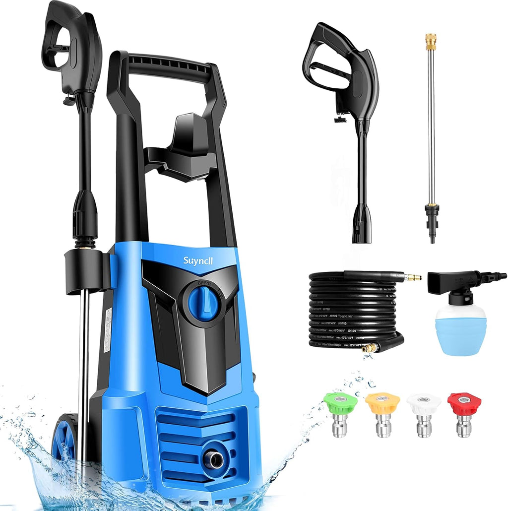 1950PSI Electric Pressure Washer with 4 Nozzles P17444