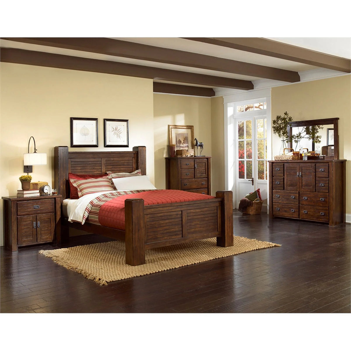 Wood Drawer Door Chest J853434