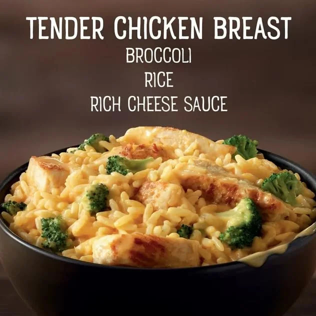 Aged Cheddar Cheesy Chicken & Rice Bowl, Frozen Meal, 12 oz, Pack of 6 M2006