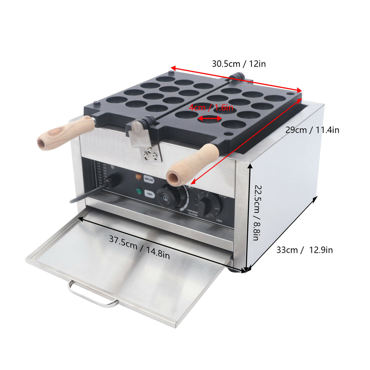 Non Stick Electric Waffle Maker Q2324