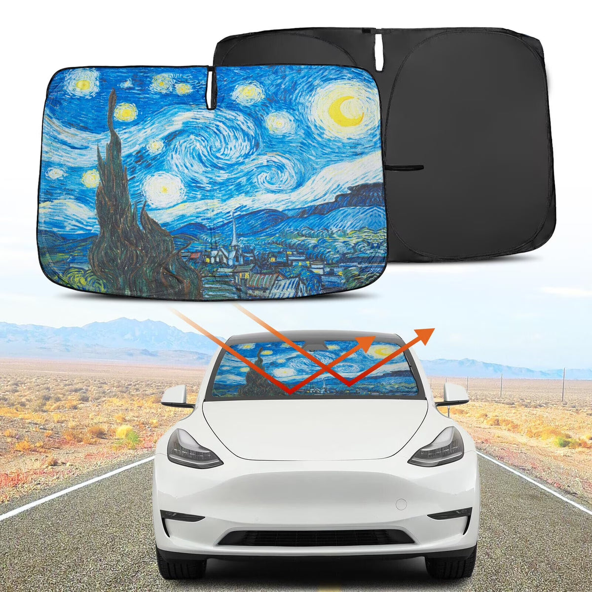 Car Windshield Sun Shade Cover T456248