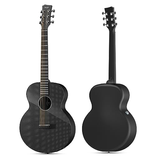 Carbon Fiber Acoustic Electric Guitar, 41-Inch Full Size X475