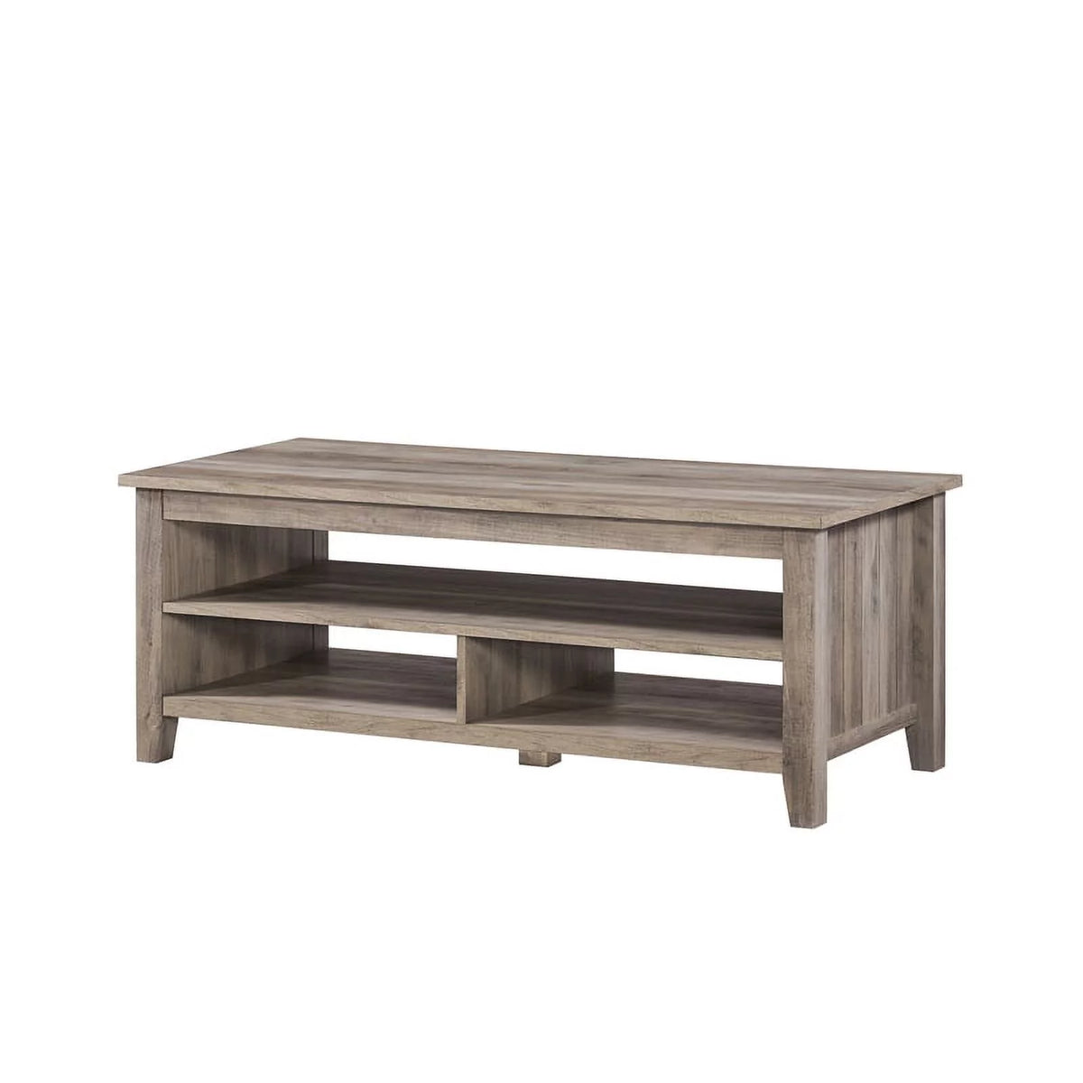 48" Grooved Panel Sided Wood Coffee Table M926