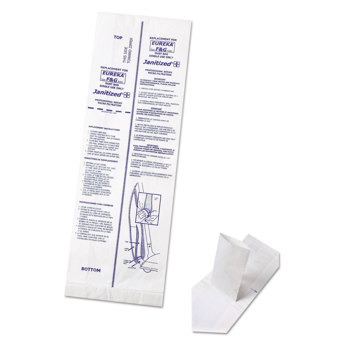 Vacuum Filter Bags 100-carton F207308