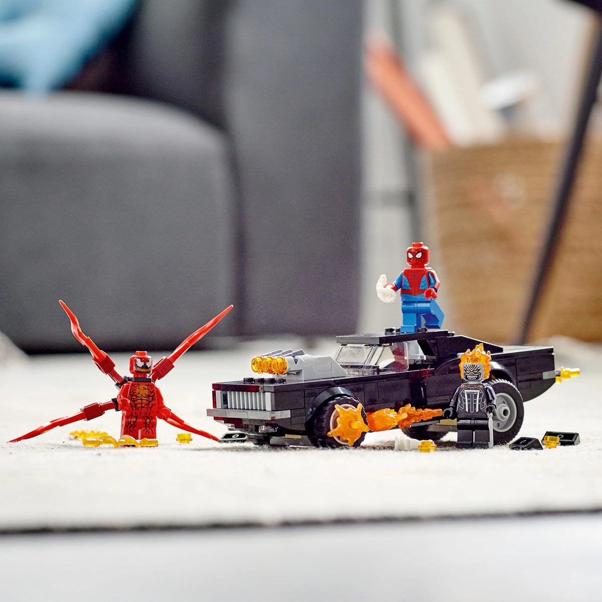 Spider-Man and Ghost Rider vs. Carnage Building Toy (212 Pieces) U990171