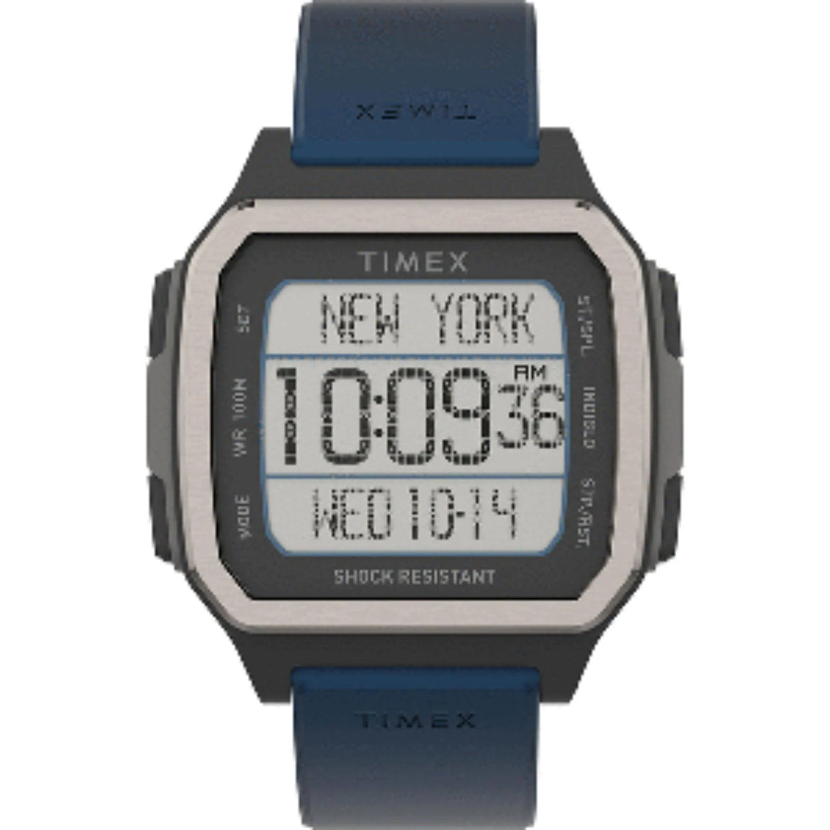 Black Case Watch with Blue Strap P36391