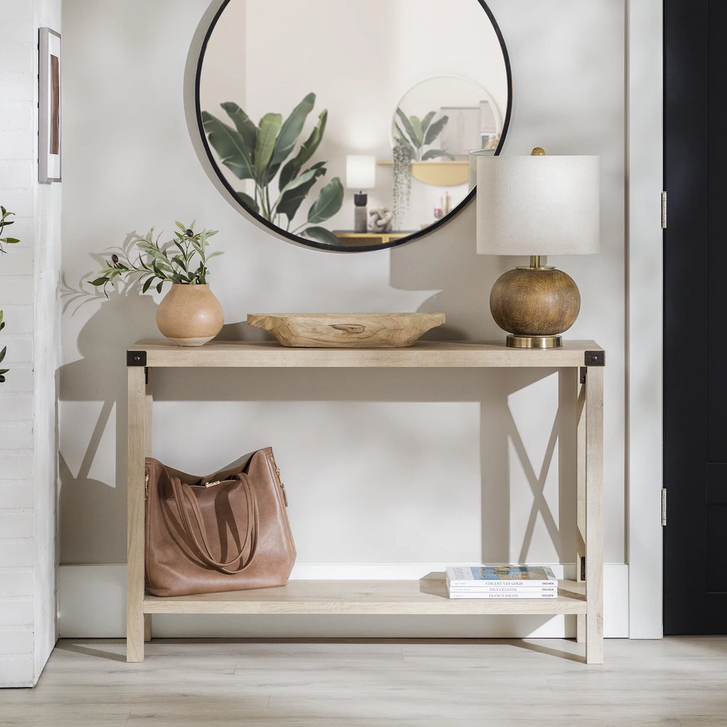Metal X Console Table G397