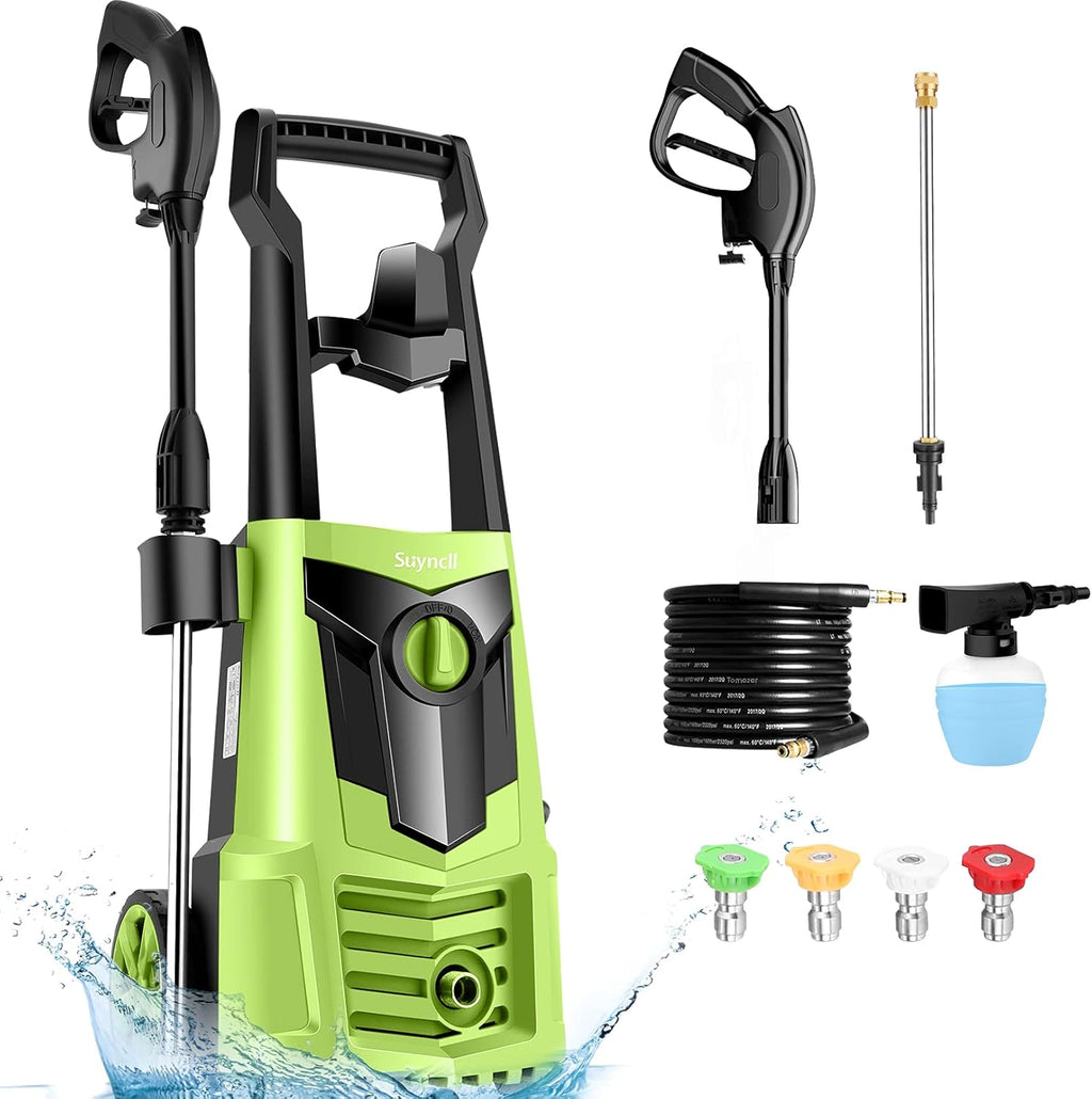 1950PSI Electric Pressure Washer with 4 Nozzles P17444