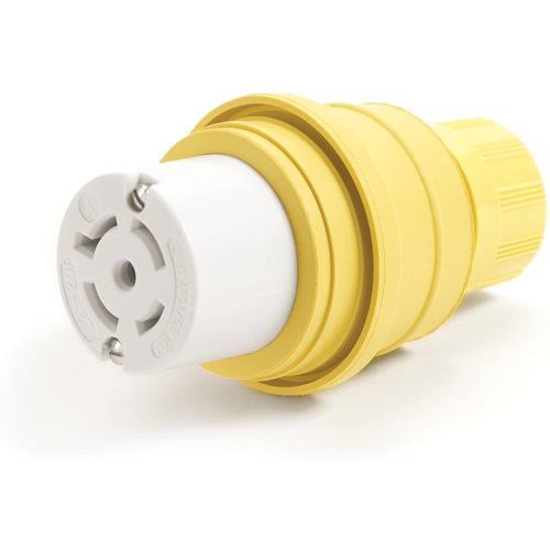 Locking Blade Connector, 3-Phase, 5 Wires, 4 Poles, NEMA L21-20 A163