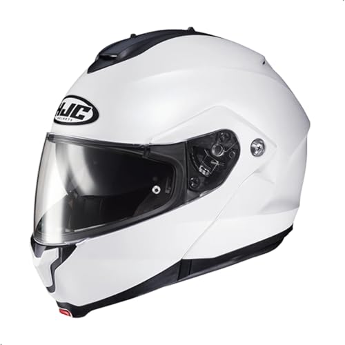 Solid Modular Motorcycle Helmet with Pinlock Shield, DOT Approved, Semi Flat Black, Medium B7916
