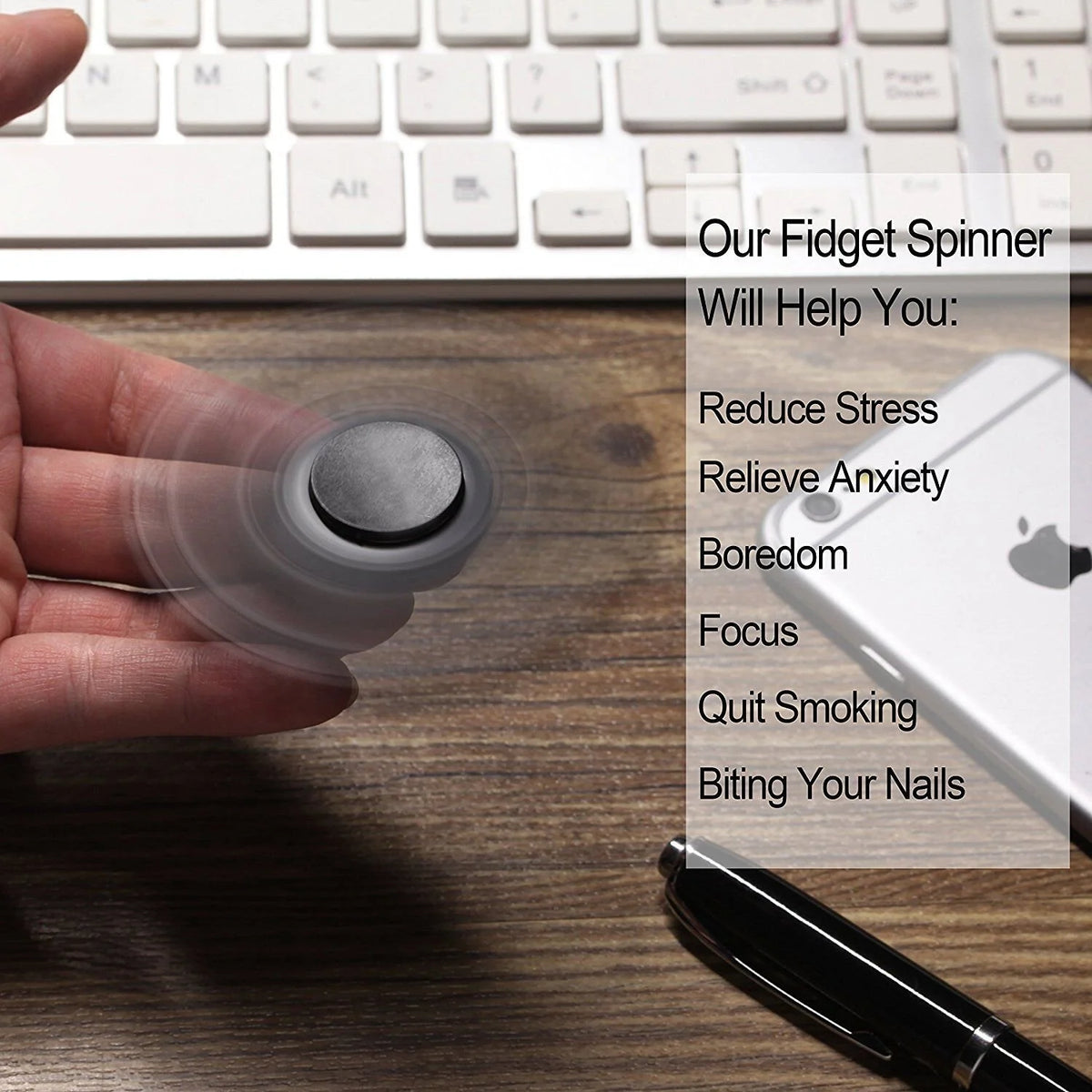 Black Hand Spinner L7909