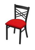 Black Wrinkle Finish Chair with Canter Pine Seat E3385