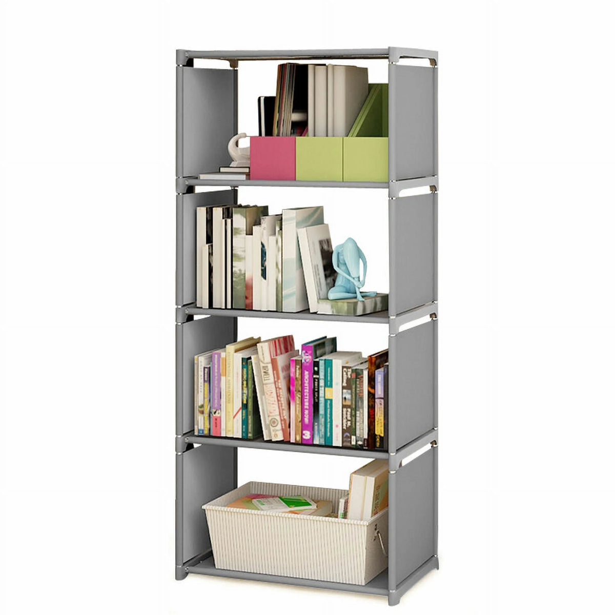 4 Tier Wood Bookcase R645601