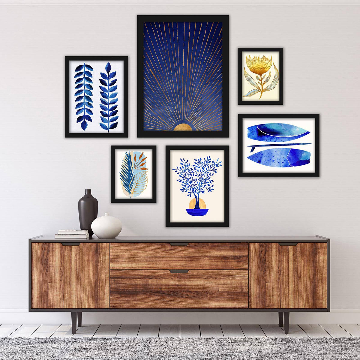 6-Piece Black Gallery Wall Set A224173