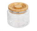 Glass Jar with Wooden Lid N987539