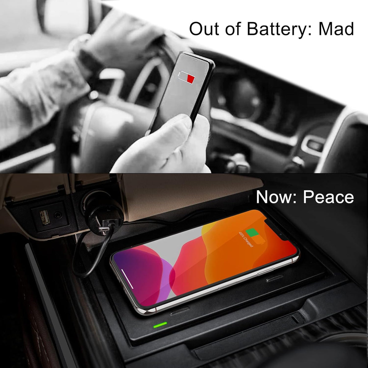 Wireless Charger for Toyota Camry 2018 2022, Pack of 2 R69739