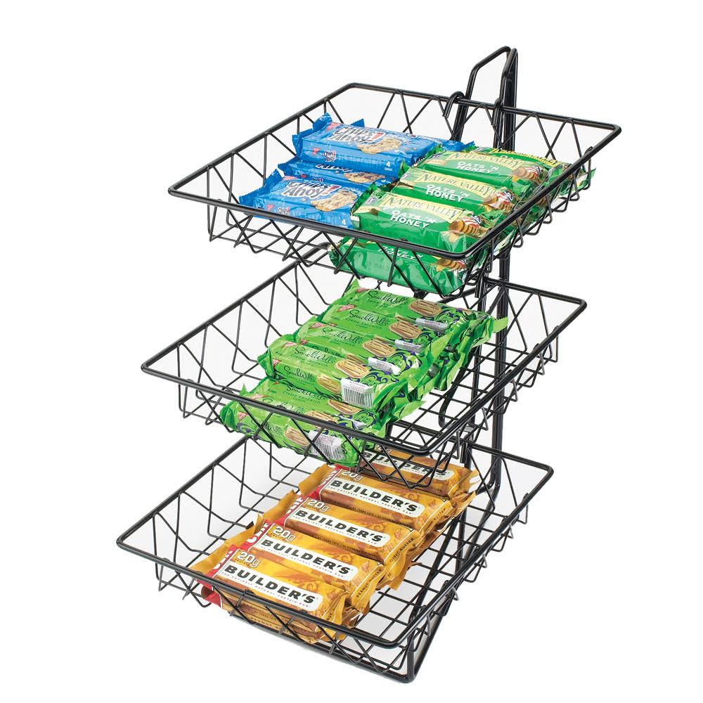 3-Tier Square Wire Merchandiser R904