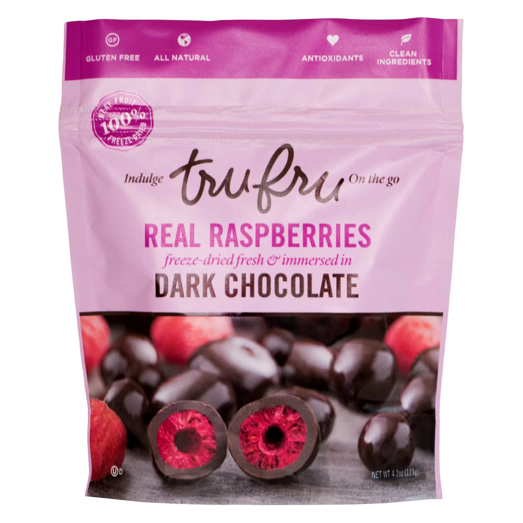 Dark Chocolate Freeze-Dried Raspberries 4.2 oz Pack of 3 A177609