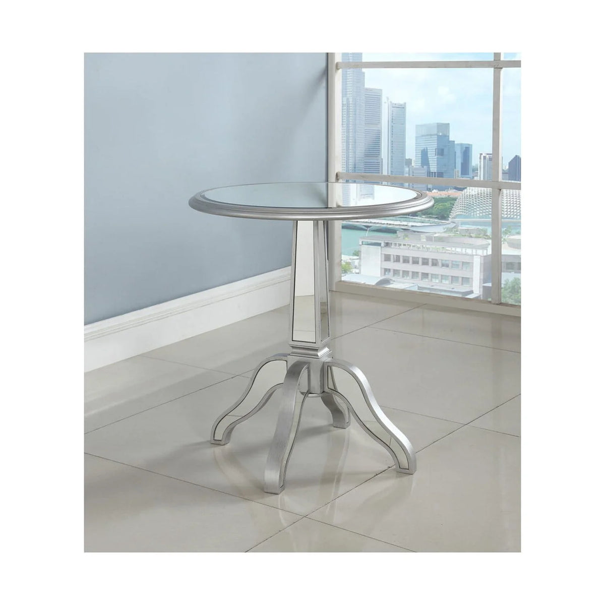 Solid Wood Round Side Table Z7439