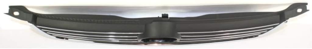 Black Shell & Insert Grille Assembly with Chrome Molding X594283