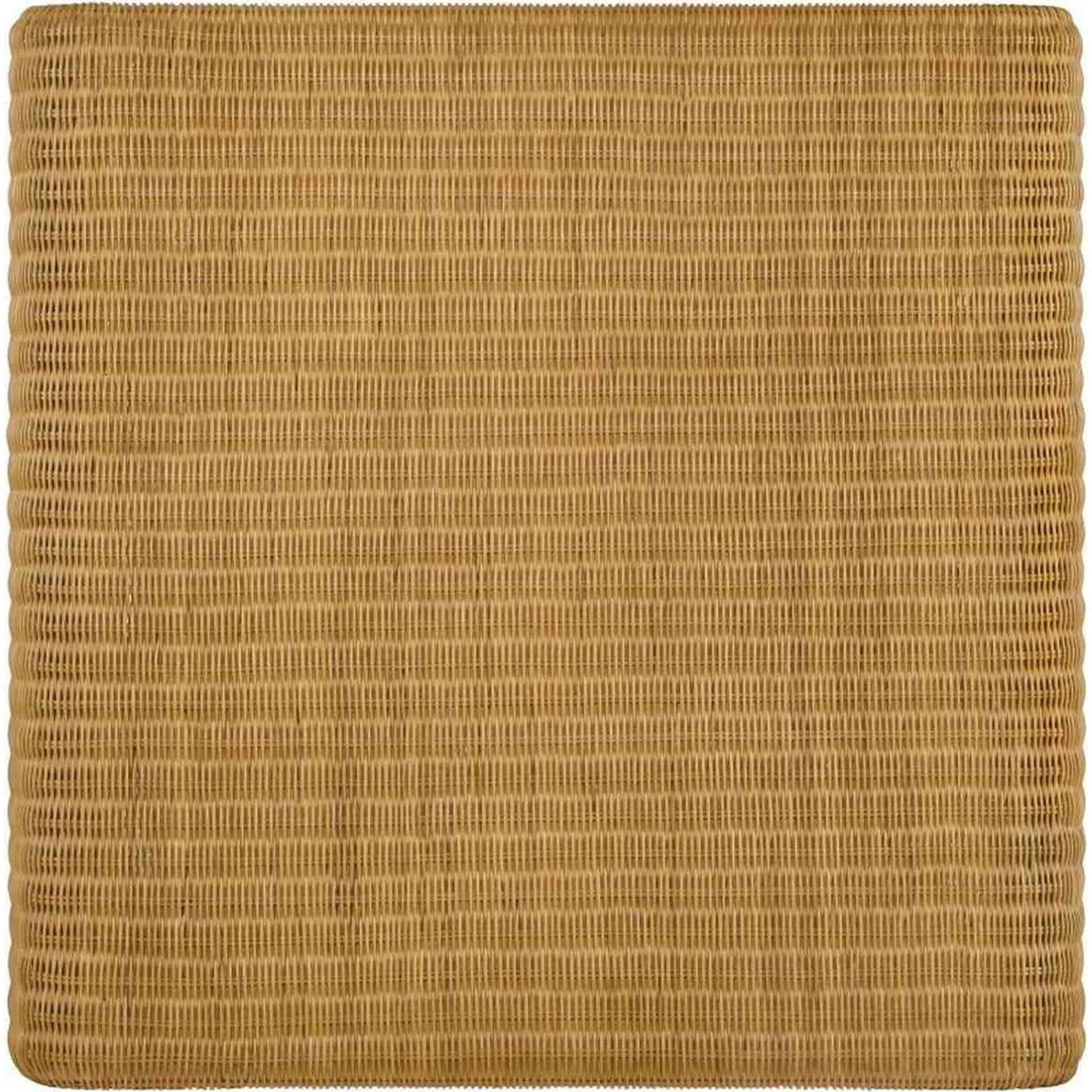 36 Inch Square Rattan Coffee Table S1608