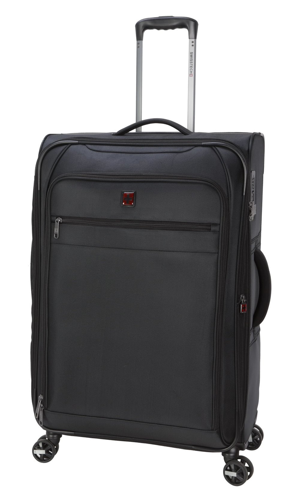 28in Black Softside Spinner Luggage Q962