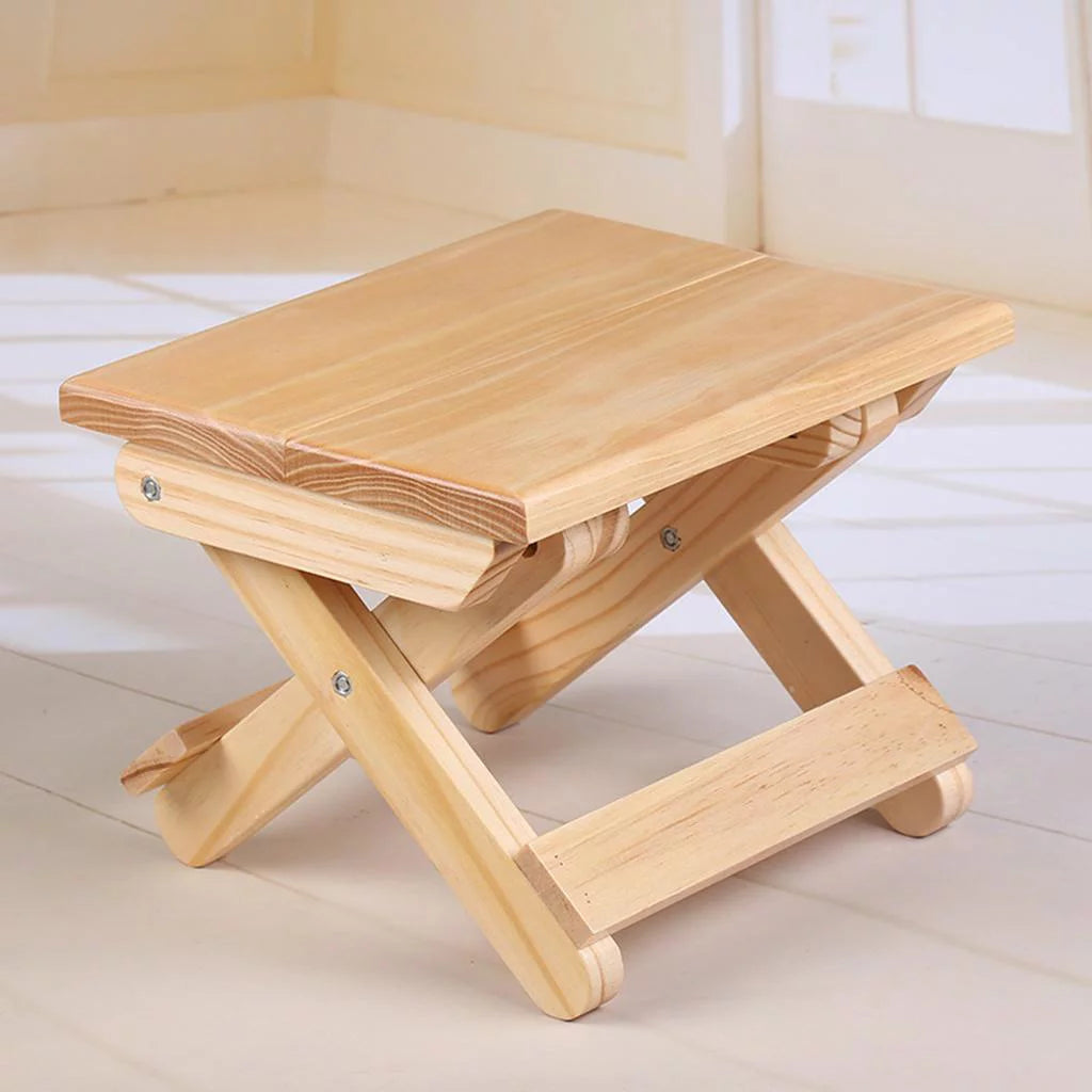 Folding Wooden Step Stool J408