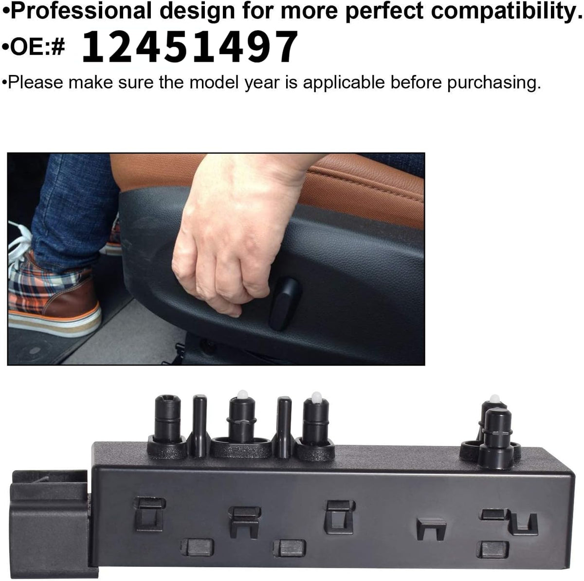 Power Seat Switch Left Driver Side Pack of 2 F875
