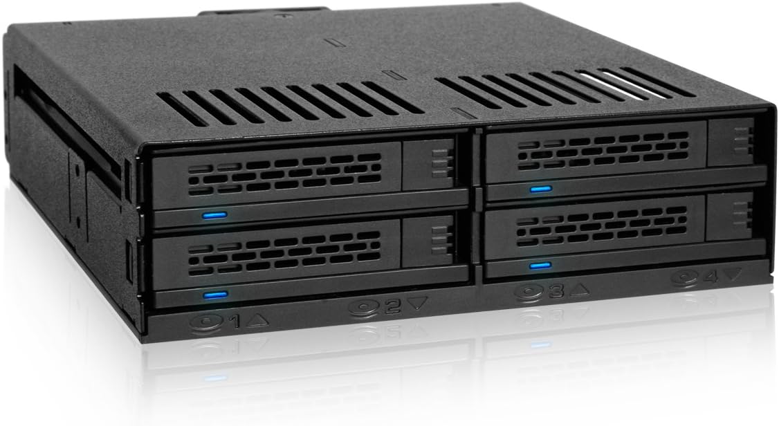 2 x 2.5 SAS/SATA HDD/SSD Mobile Rack + Slim Optical Drive Slot for 5.25 Bay V2092