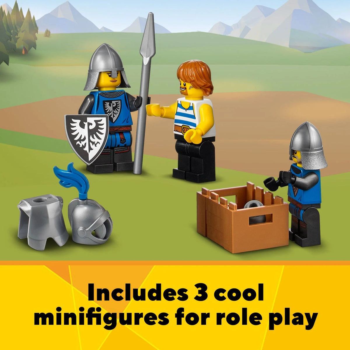 Medieval Castle Toy 3 in 1 G374