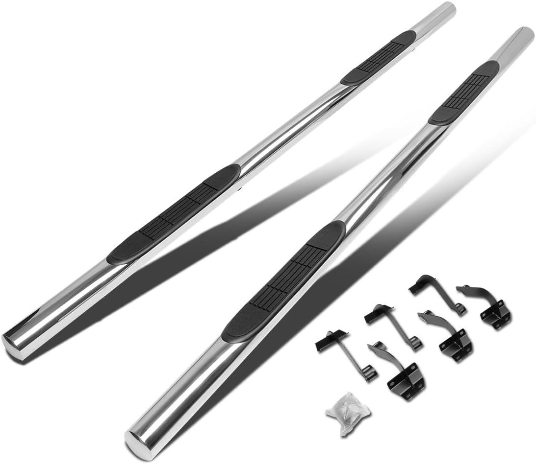 3 Inches Stainless Steel Polished Chrome Side Step Nerf Bar Running Board T7955