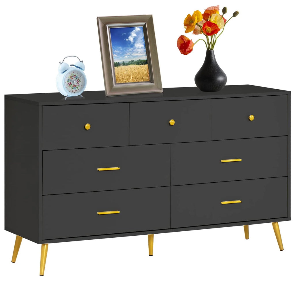 White 6 Drawer Dresser A475426