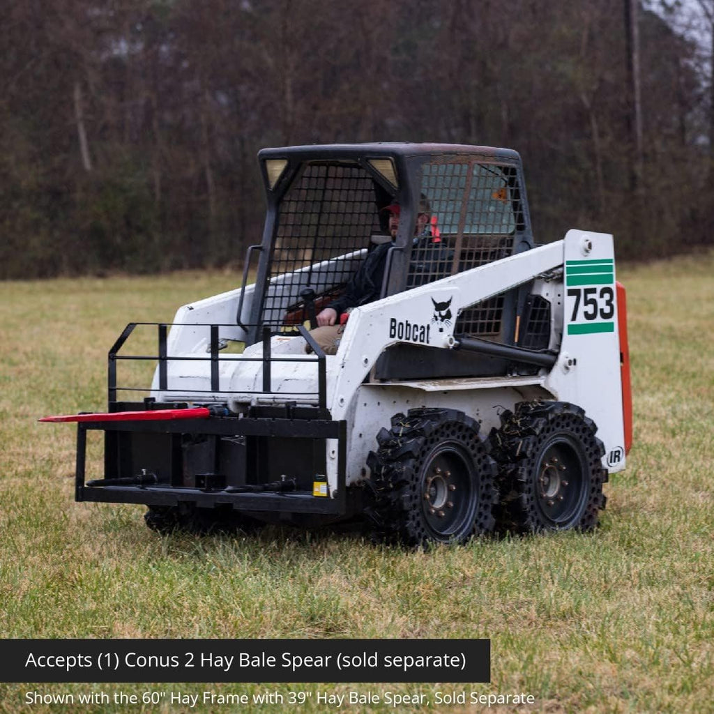 72-in Skid Steer Pallet Fork Frame Attachment, 5,500 LB Capacity F365097
