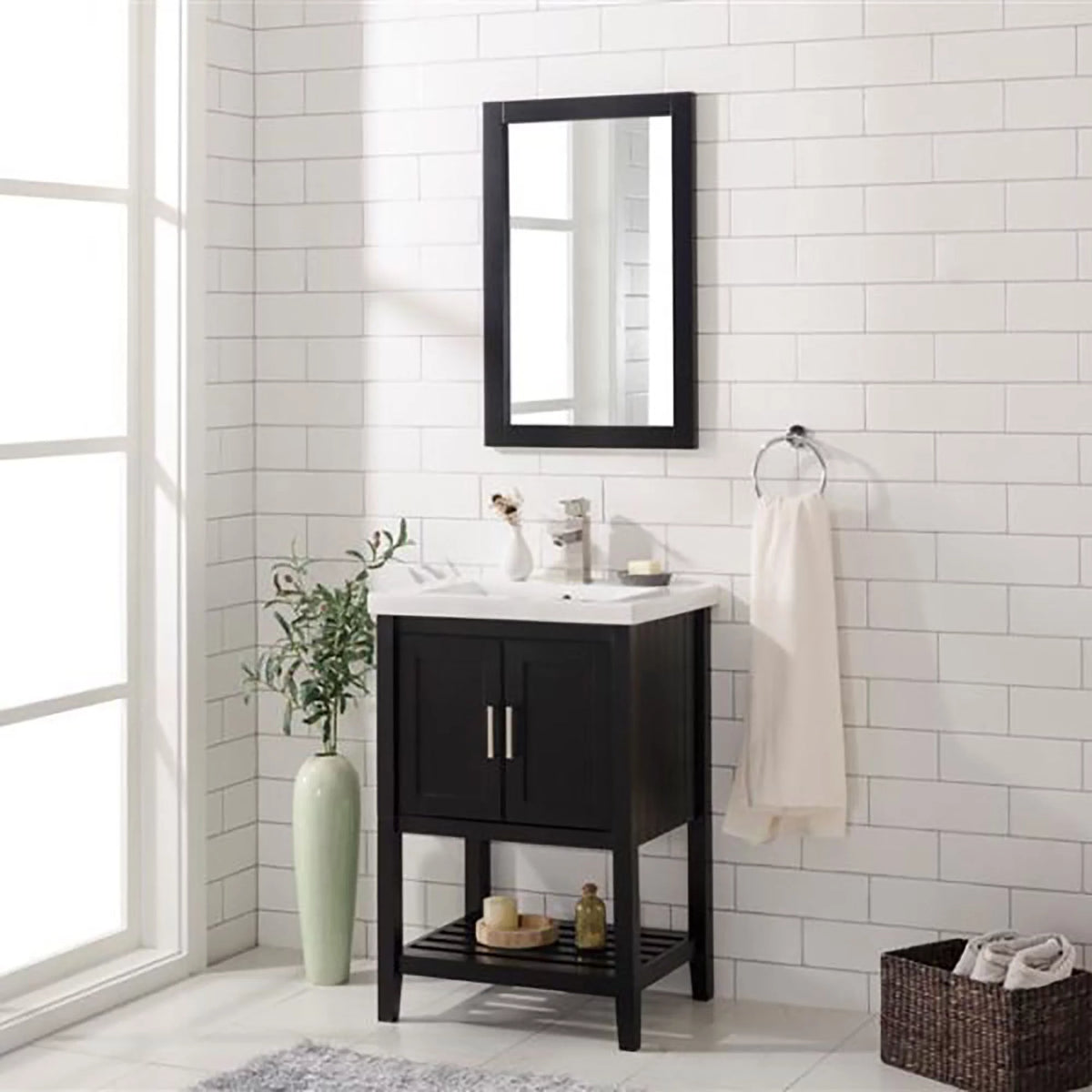 24" Espresso Sink Vanity U970452
