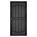36 in. x 80 in. Black Steel Security Door with Expanded Metal Screen X850926